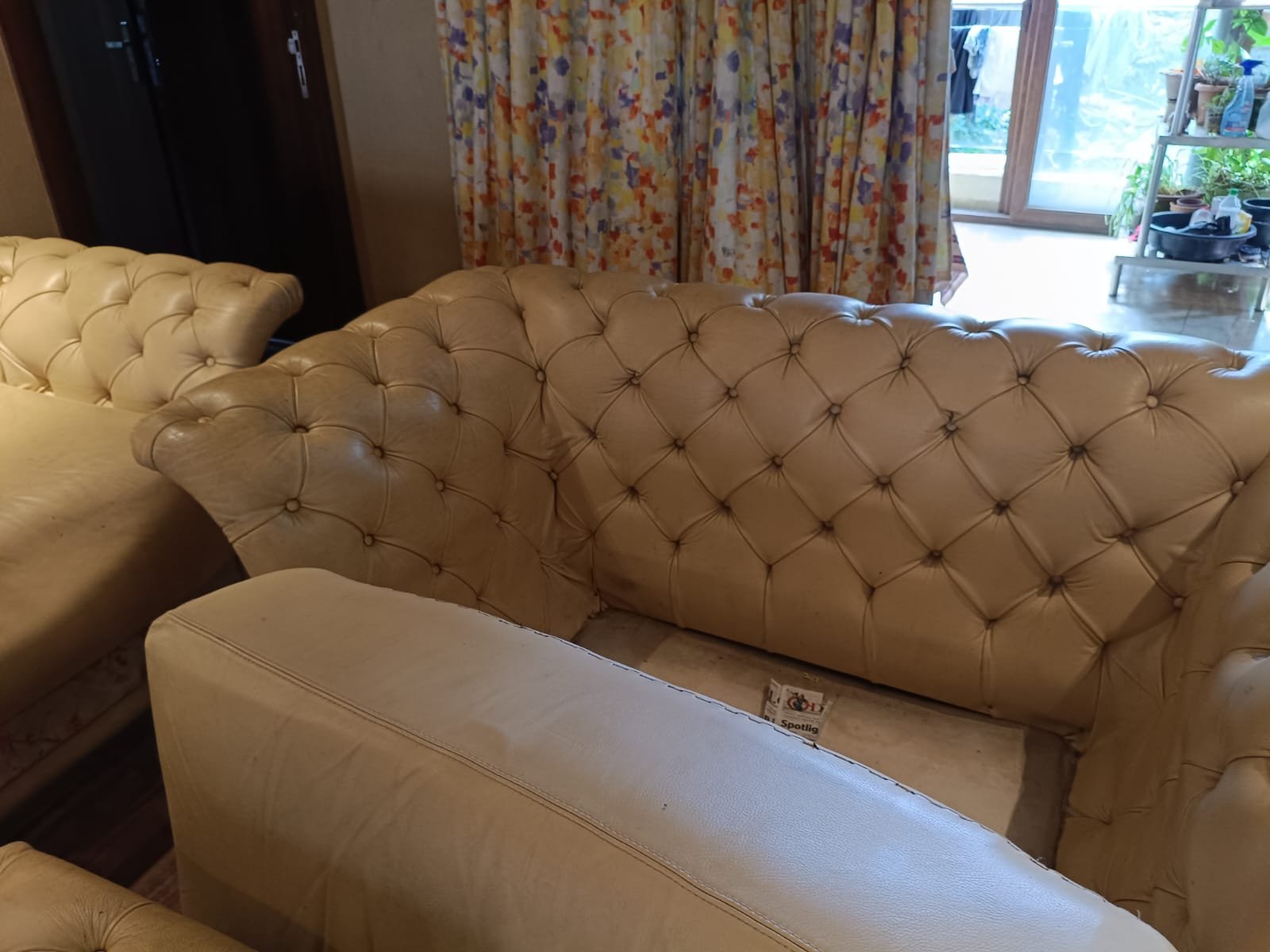 Sofa before cleaning 3